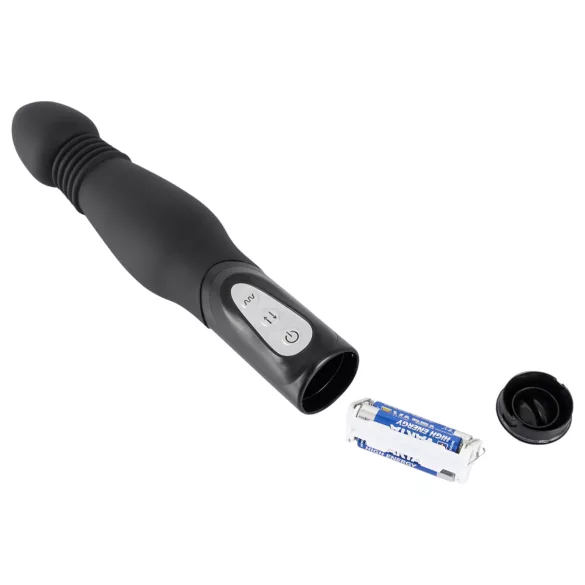 You2Toys - Vibrator anal cu împingere - negru