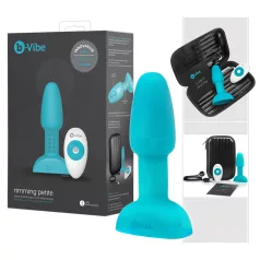 b-Vibe - Vibrator anal cu bile rotative - turcoaz