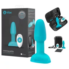 b-Vibe - Vibrator anal cu bile rotative - turcoaz
