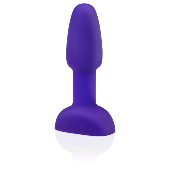 b-Vibe Rimming - vibratoare anal cu bile rotative (mov)