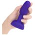 b-Vibe Rimming - vibratoare anal cu bile rotative (mov)