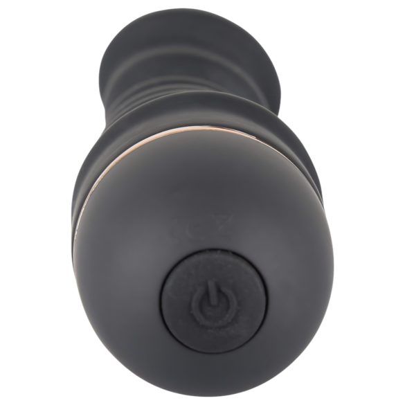 You2Toys - Vibrator flexibil cu striații - silicon negru