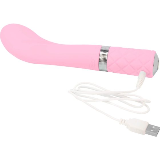 Pillow Talk Sassy - Vibrator cu punct G reincarcabil (roz)