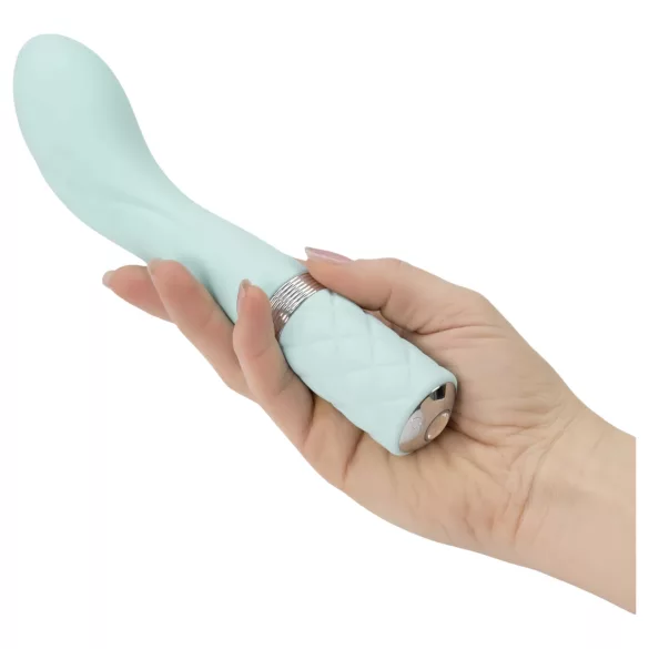 Pillow Talk Sassy - vibrator punctul G reîncărcabil - turcoaz