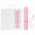 Pillow Talk Flirty - vibrator tip ruj reîncărcabil - silicon roz