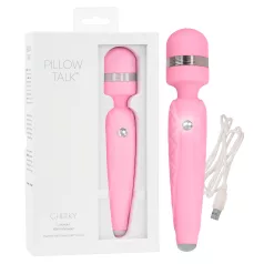   Pillow Talk Cheeky Wand - vibrator de masaj reîncărcabil (roz)
