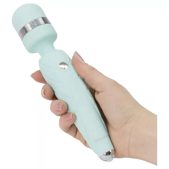 Pillow Talk Cheeky Wand - vibrator de masaj reîncărcabil - turcoaz