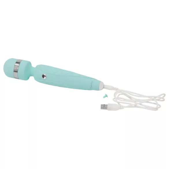 Pillow Talk Cheeky Wand - vibrator de masaj reîncărcabil - turcoaz