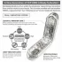 TENGA Flip Zero - masturbator vibrator - alb