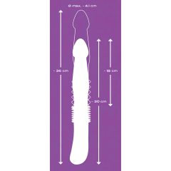   You2Toys - Push it - Vibrator de împingere cu baterii (negru)