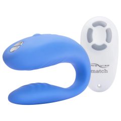   We-Vibe Match - vibrator rezistent la apă, reîncărcabil (albastru)