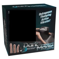 Dark Magic - Pat cu mașină de sex electrică (negru)