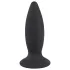 Black Velvets - vibrator anal pentru începători reîncărcabil mic negru
