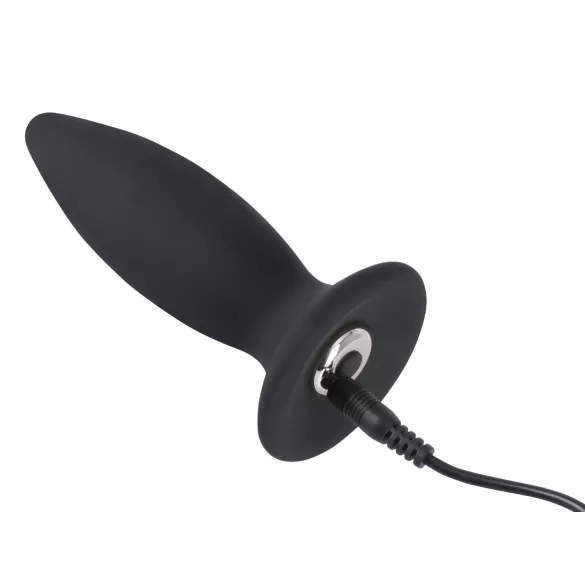 Black Velvets - vibrator anal pentru începători reîncărcabil mic negru
