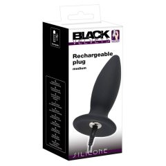   Black Velvet M - Vibrator anal cu acumulator, pentru nivel intermediar - normal (negru)