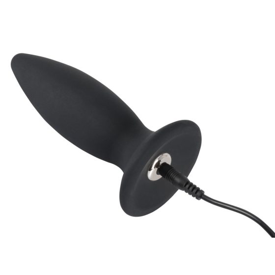 Black Velvet M - Vibrator anal cu acumulator, pentru nivel intermediar - normal (negru)