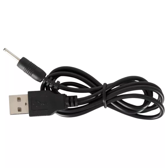 Black Velvets - vibrator anal cu 5 bile reîncărcabil - negru