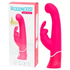   Happyrabbit - vibrator pentru punctul G cu braț pentru clitoris