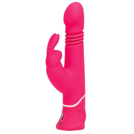 Happyrabbit Thrusting - Vibrator de împingere cu pârghie reîncărcabilă și rotativă (roz)
