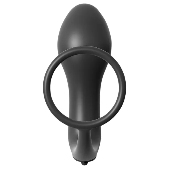 Pipedream - Analfantasy - vibrator anal de deget cu inel penian (negru)