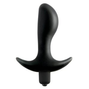 Analfantasy - vibrator de prostată etanș, din silicon (negru)