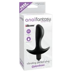  Analfantasy - vibrator de prostată etanș, din silicon (negru)