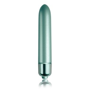 Touch of Velvet - vibrator mini ruj (10 bătăi) - verde