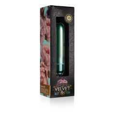   Touch of Velvet - mini vibrator tip ruj (cu 10 ritmuri) - verde