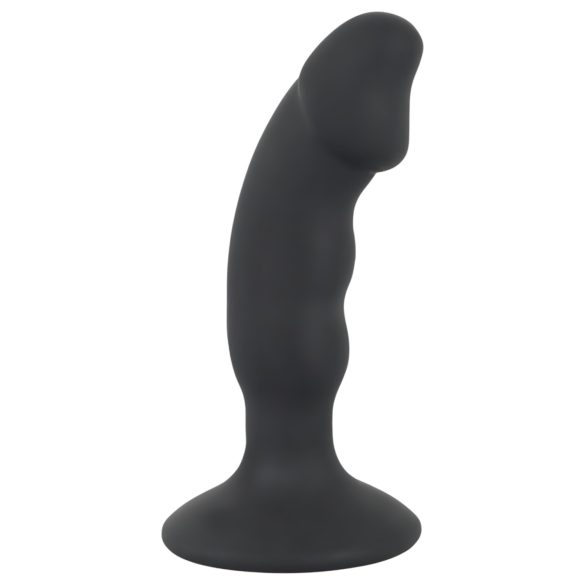 Black Velvets - vibrator anal cu penis reîncărcabil - silicon negru