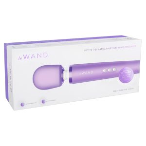 Le Wand Petite - vibrator de masaj exclusiv, cu acumulator (mov)