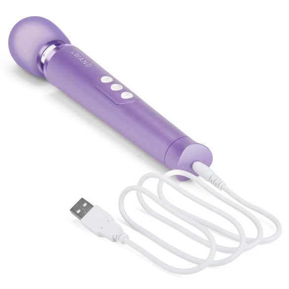 Le Wand Petite - vibrator masaj reîncărcabil exclusivist - mov