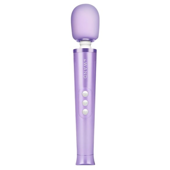 Le Wand Petite - vibrator masaj reîncărcabil exclusivist - mov