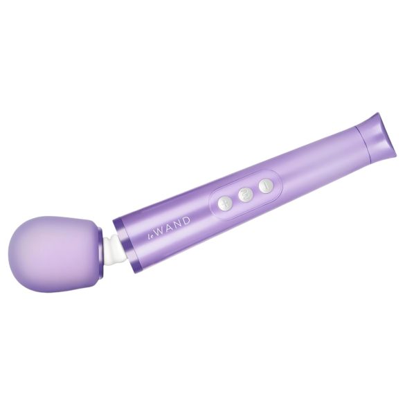 Le Wand Petite - vibrator masaj reîncărcabil exclusivist - mov