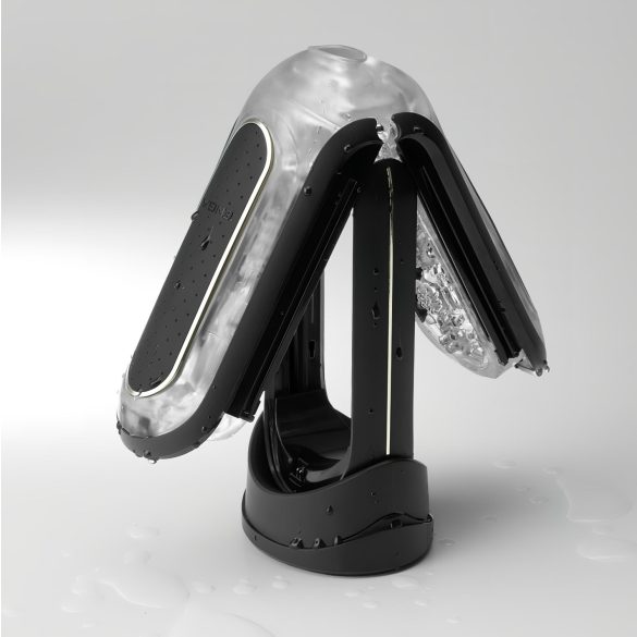 TENGA Flip Zero - masturbator cu vibrații - negru