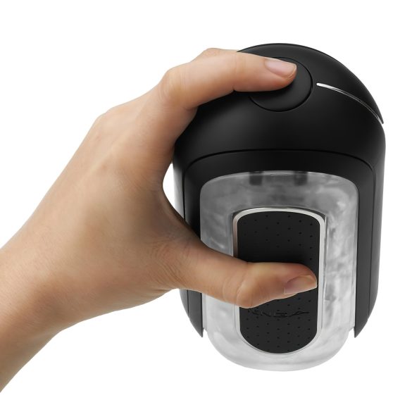 TENGA Flip Zero - masturbator cu vibrații - negru