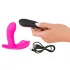 SMILE - Vibrator cu curea wireless reîncărcabil - roz