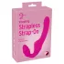 You2Toys - Double2Teaser - vibrator cu prindere fără chingi (roz)