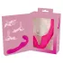 You2Toys - Double2Teaser - vibrator cu prindere fără chingi (roz)