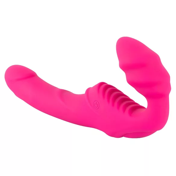 You2Toys - Double2Teaser - vibrator cu prindere fără chingi (roz)