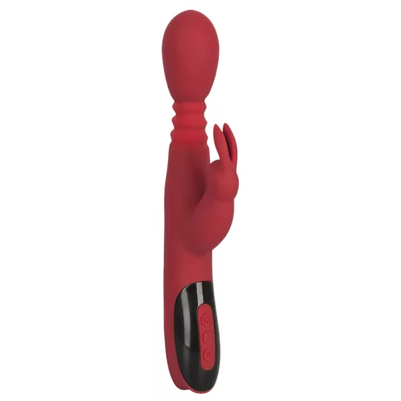 You2Toys Massager - vibrator pentru punctul G cu mișcări de împingere și rotație, cu încălzire (roșu)