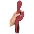 You2Toys Massager - vibrator pentru punctul G cu mișcări de împingere și rotație, cu încălzire (roșu)