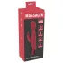 You2Toys Massager - vibrator pentru punctul G cu mișcări de împingere și rotație, cu încălzire (roșu)