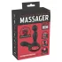 You2Toys - vibrator prostată rotativ cu încălzire - silicon negru