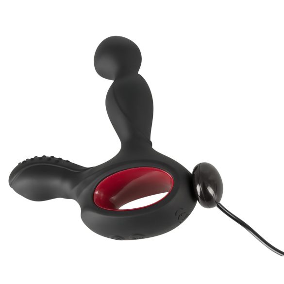 You2Toys - vibrator prostată rotativ cu încălzire - silicon negru