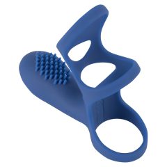   SMILE Couple - manșetă vibratoare reîncărcabilă pentru penis (albastru)