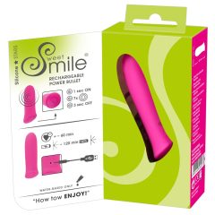   SMILE Power Bullett - vibrator mic, extra puternic cu acumulator (roz)