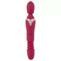 Javida Thrusting - vibrator masaj 3 în 1 (roșu)