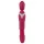 Javida Thrusting - vibrator masaj 3 în 1 (roșu)