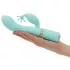 Pillow Talk Kinky - vibrator punct G cu acumulator, cu 2 motoare (turcoaz)