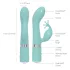Pillow Talk Kinky - vibrator punct G cu acumulator, cu 2 motoare (turcoaz)